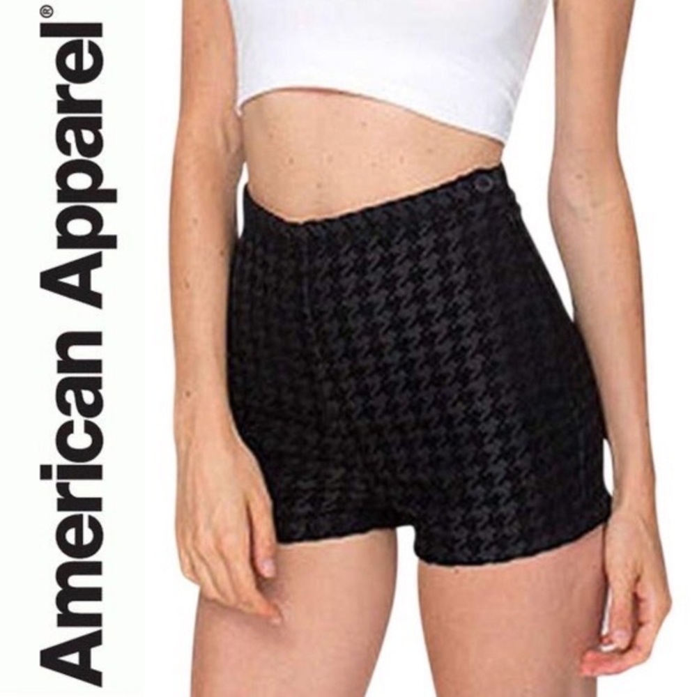 American Apparel Houndstooth shorts XS